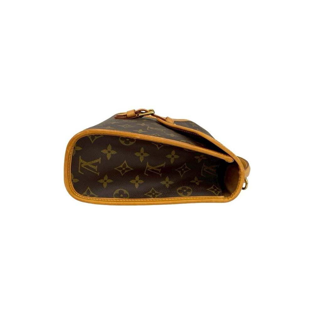 LOUIS VUITTON Authentic Brown Monogram Leather Shoulder Bag - Picture 6 of 10